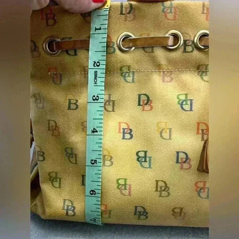 Dooney and Bourke Y2K tassel, rainbow, handbag, signature, retro, purse